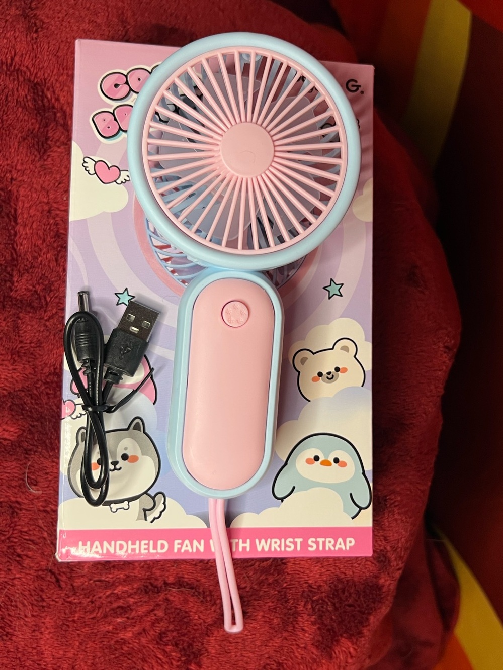 Rechargeable Handheld Fan - Picture 3 of 4